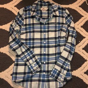 Vineyard vines women’s flannel button down (00)